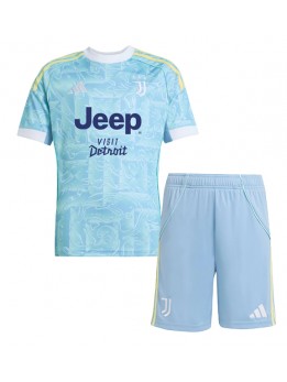 Juventus Dječji Gostujuci Dres kompleti 2025-26 Kratak Rukavima (+ kratke hlače)